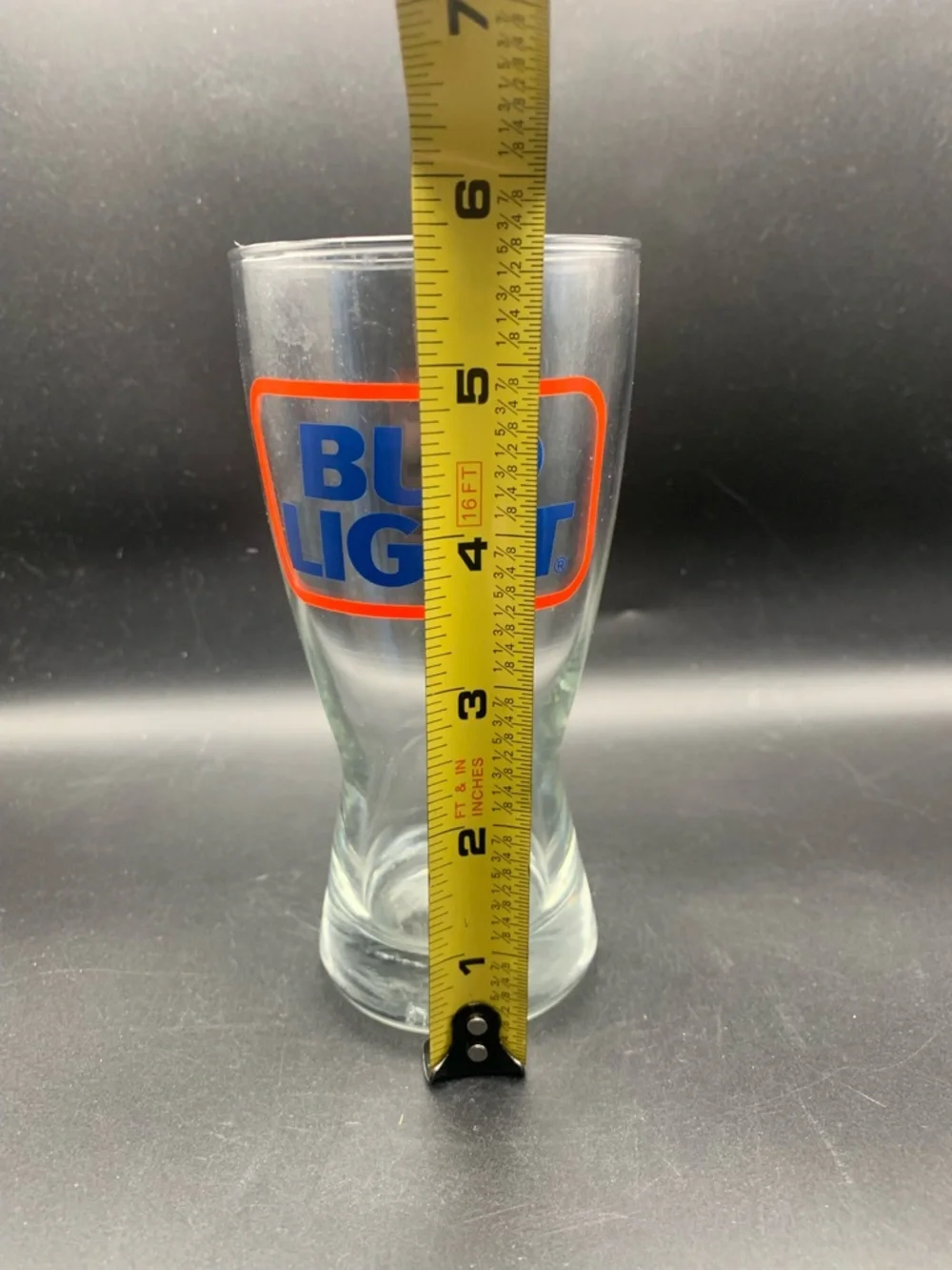 Vintage Budweiser Bud Light Pilsner Glass Logo Official Product